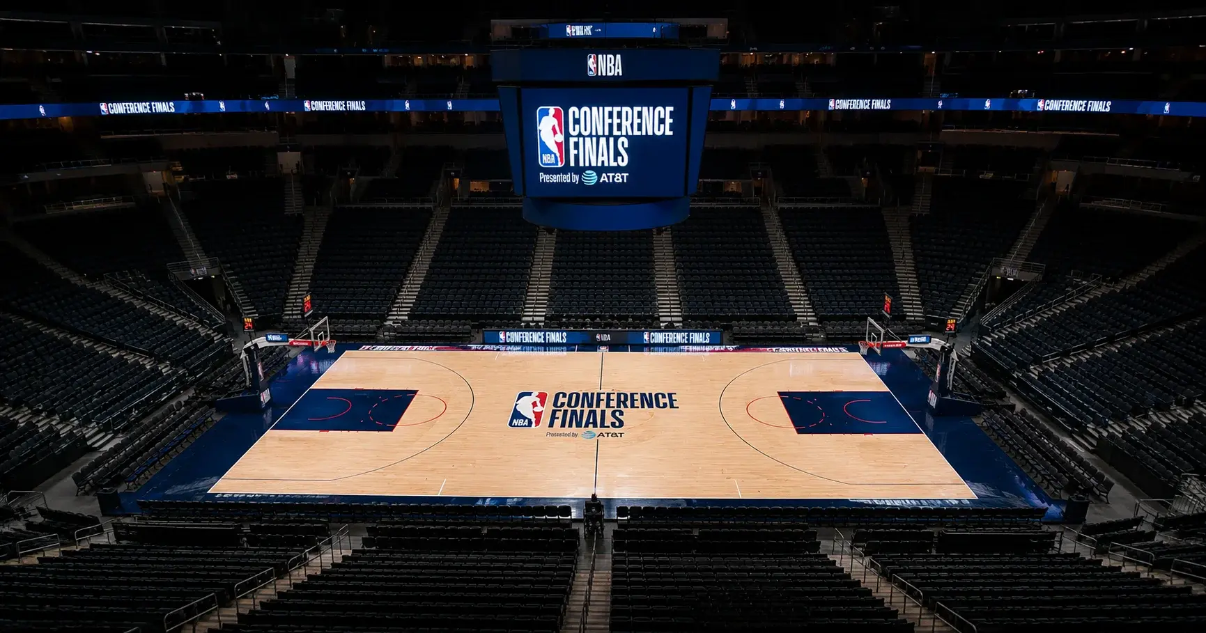 NBA conference finals betting analysis showing East vs West dynamics and travel distance factors